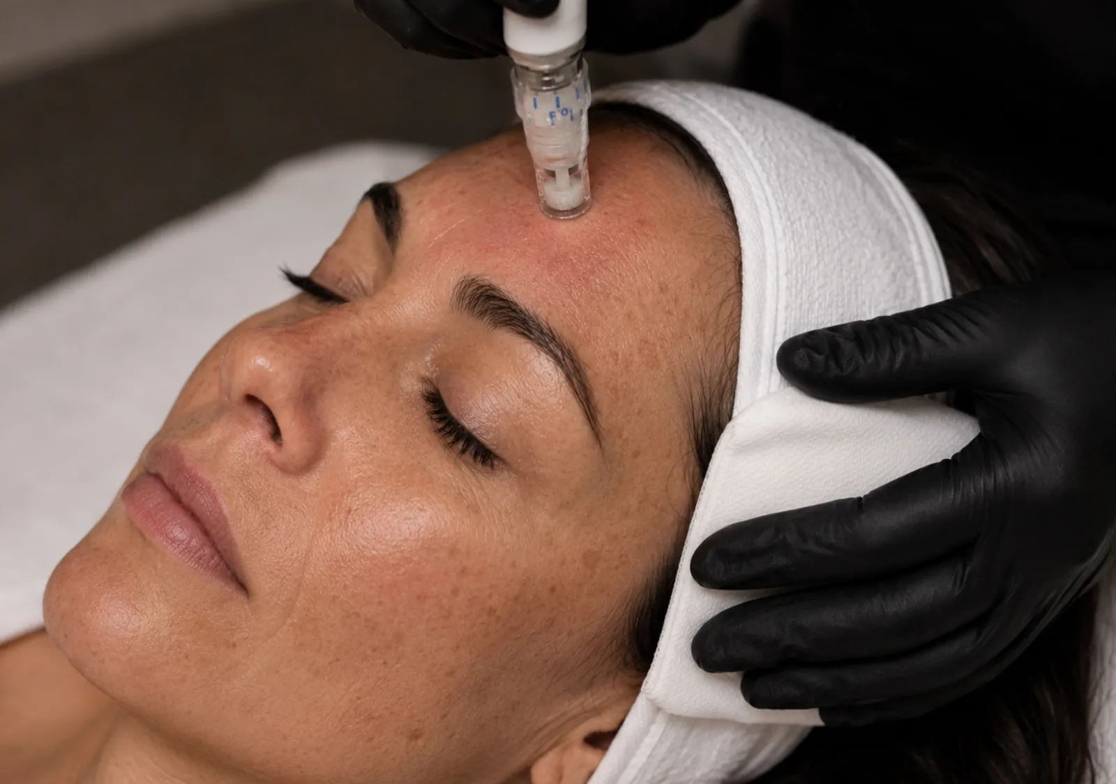 Microneedling treatment at The Skin Studio Chelsfield